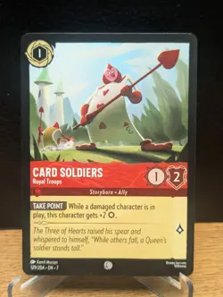 Card Soldiers Royal Troops 129/204 Archazia's Island Disney Lorcana Non Foil - Image 1