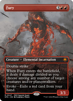 Fury (Borderless) Modern Horizons 3 Special Guests - Near Mint Foil - Image 1