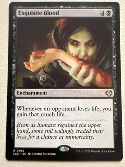 Exquisite Blood - NM MTG Lifegain Combo Piece (Jumpstart) - Image 1
