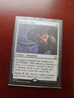 Basilisk Collar R FDN #669 NM MTG Magic - Image 1