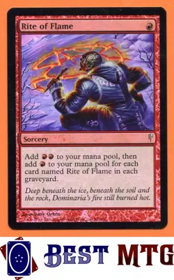 Magic The Gathering MTG Rite of Flame 96 Foil #A Coldsnap - Image 1
