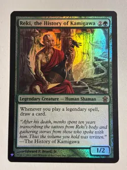 Reki, the History of Kamigawa - FOIL - The List Reprints - MTG LP Magic - Image 1