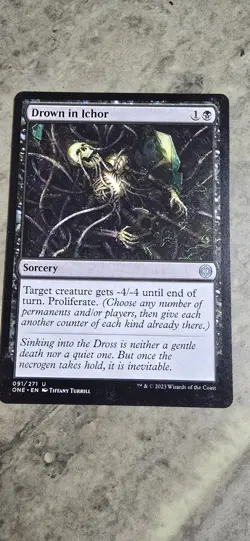 Drown in Ichor Phyrexia: All Will Be One Regular Sorcery Uncommon MTG NM - Image 1