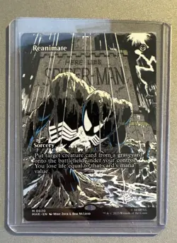 MTG Spider-Man Reanimate Borderless Near Mint M 0020 Marvel Magic The Gathering - Image 1