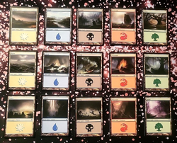 GirlGames - NEW 2011 ORIGINAL INNISTRAD COLLECTOR SET BASIC LAND 1X EACH MTG ISD - Image 2