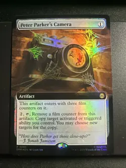 MTG Peter Parker's Camera (280/314) Marvel's Spider-Man FOIL - Image 1
