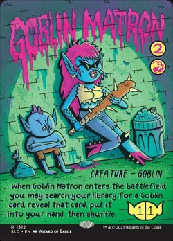 Near Mint x 1 Goblin Matron - Rainbow Foil Secret Lair Drop Series - FOIL - Image 1