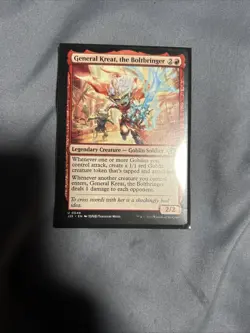 1x General Kreat, the Boltbringer NM-Mint, English Foundations Jumpstart MTG Mag - Image 1