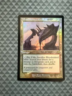 MTG Bloodstained Mire #435 Foil Retro Frame Rare Modern Horizons 3 (MH3) - Image 1