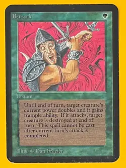 MTG BERSERK Alpha (OldManMTG 012-257) - Image 1