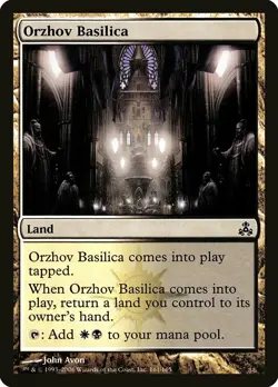 1x Orzhov Basilica - NM English MTG - Guildpact - Image 1