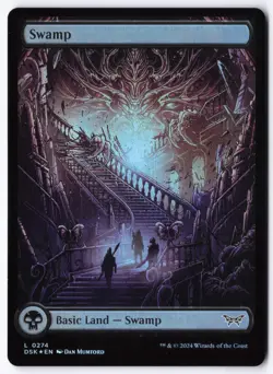 Swamp (0274) - Full Art L Duskmourn: House of Horror 274 NM - Image 1
