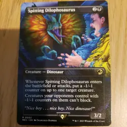 Spitting Dilophosaurus ~ Universes Beyond: Jurassic World [ NM ] [ MTG ] - Image 1