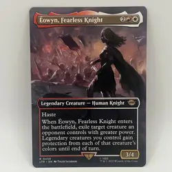 Magic MTG Lord of the Rings Borderless/Extended Art Eowyn, Fearless Knight R430 - Image 1