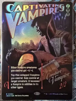 Captivating Vampire (Showcase Poster) Innistrad Remastered, Foil, #484 - Image 1