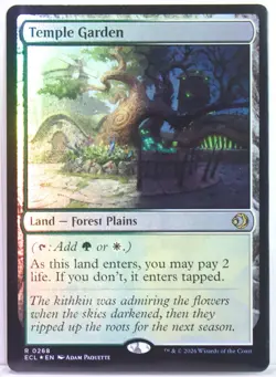 Temple Garden [New, Near Mint] *Foil* {Lorwyn Eclipsed} - Image 1
