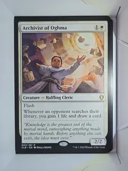 Archivist of Oghma - R004/361 - MTG - Battle for Bauldur's Gate (CLB) - Image 1