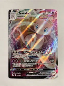 Pokemon TCG Mew VMAX 114/264 Swsh08: Fusion Strike Holo Ultra Rare - Image 1