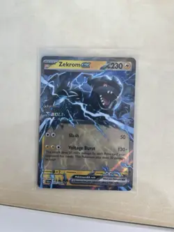 Pokemon TCG Zekrom Ex (Black Bolt Stamp) 034/086 Double Rare - Image 1