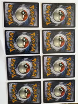 Pokemon Double Printed Energies SET OF 8 Misprint/error - Image 2