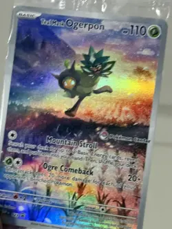 Teal Mask Ogerpon SVP 123 Twilight Masquerade SV Pokemon Center Stamped Promo - Image 1