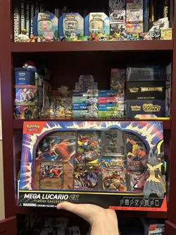 Pokemon Mega Lucario EX Premium Figure Collection Sealed - Image 1