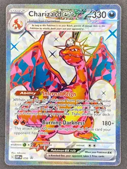 Pokemon Charizard ex SVP056 SV Black Star Promo NM - Image 1