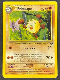 Pokemon Primeape 18/18 SI Southern Islands MP - Image 1