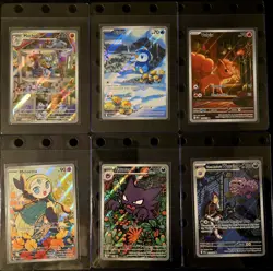 POKEMON TCG LOT OF 6 PREMIUM ILLUSTRATION RARES MIXED SETS NM+ - Image 1