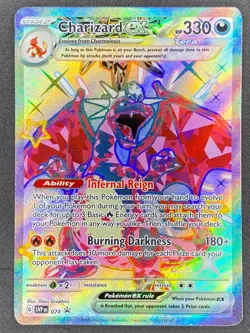 Pokemon Charizard ex SVP074 SV Black Star Promo NM - Image 1