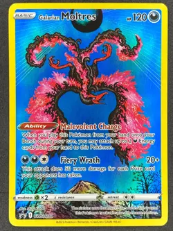 Pokemon Galarian Moltres SWSH284 SWSH Black Star Promo LP/NM - Image 1