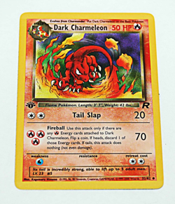 Pokemon Dark Charmeleon 32/82 1st Edition WotC Team Rocket Unlimited Uncommon LP - Image 1