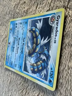2008 Pokemon TCG DP Stormfront Lv.52 HP 130 Gyarados Holo Rare 19/100 MP - Image 3