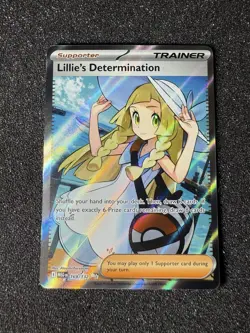 Pokemon Mega Evolution Lillie's Determination 169/132 Full Art Rare NM - Image 4