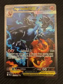 Pokemon TCG 125/94 Mega Charizard x Ex Special Illustration Rare Mint - Image 1