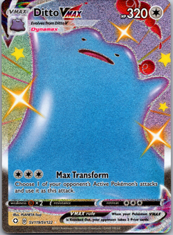 Pokemon Ditto VMAX SV119/SV122 Shining Fates: Shiny Vault Holo - NM - Image 1