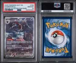 2025 POKEMON WHT EN-WHITE FLARE SPECIAL ILLUSTRATION RARE HYDREIGON EX PSA 10 - Image 3