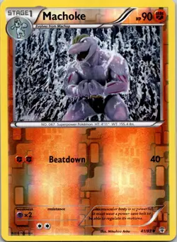 Machoke #41/83 Generations Reverse Holo Uncommon Pokemon - LP - Image 1