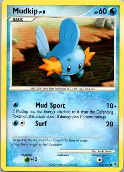 Mudkip 116/147 Common Supreme Victors Pokemon Lightly Played - Image 1