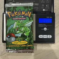 Wizards of the Coast 1999 Pokemon Jungle Booster Pack Heavy 21.13g Scyther Art - Image 1
