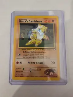 Brock’s Sandshrew 71/132 Pokemon TCG Gym Heroes Unlimited LP - Image 3