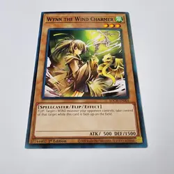 Wynn the Wind Charmer - SDCH-EN004 - NM - 1st Ed - Common - Yugioh - Image 2