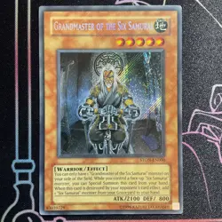 Yugioh Grandmaster Of The Six Samurai Secret Rare Unlimited STON-EN000 BLEED - Image 1