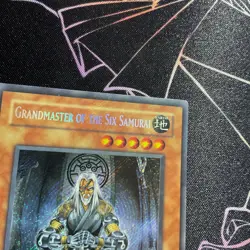 Yugioh Grandmaster Of The Six Samurai Secret Rare Unlimited STON-EN000 BLEED - Image 2