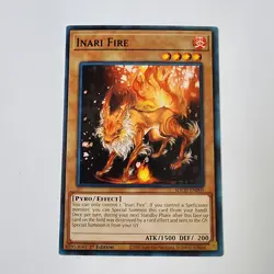 Inari Fire - SDCH-EN009- NM - 1st Ed - Common - Yugioh TCG - Image 1