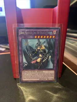 Yugioh Dark Magician Girl The Dragon Knight Drlg-en004 Secret 1st Ed NM - Image 1