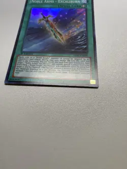 Yugioh Noble Arms - Excaliburn 1st Edition Super Rare SHSP-EN088 MP - Image 2
