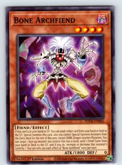 Bone Archfiend Common 1st Edition SDCK-EN003 LP - Image 1