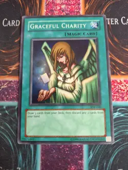 Yu-Gi-Oh! TCG Graceful Charity SDP-040 Super Rare Unlimited MP - Image 1