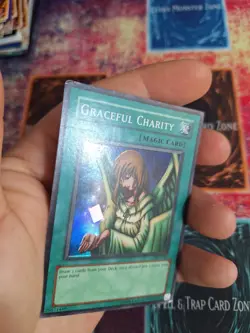 Yu-Gi-Oh! TCG Graceful Charity SDP-040 Super Rare Unlimited MP - Image 3